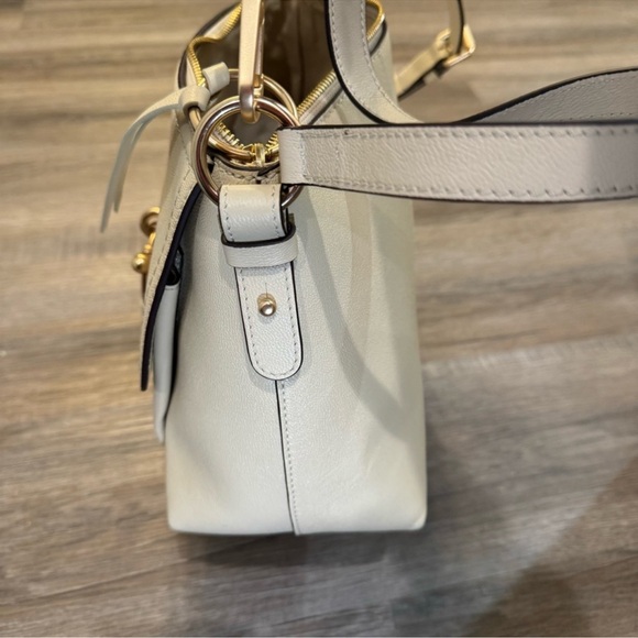 See By Chloe Joan Small Hobo Leather Handbag Cement Beige - Picture 10 of 16